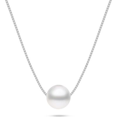 Brilio, Halsschmuck, Silver - Charming silver pearl necklace NCL99W, (Silber) Brilio, Halsschmuck, Silver - Charming silver pearl necklace NCL99W, (Silber)
