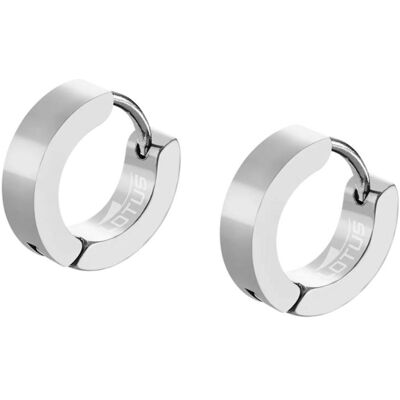 Ohrringe, OHRRINGE IM LOTUS-STIL LS2160-4/1 EDELSTAHL 316L, HERREN, (Edelstahl) Ohrringe, OHRRINGE IM LOTUS-STIL LS2160-4/1 EDELSTAHL 316L, HERREN, (Edelstahl)