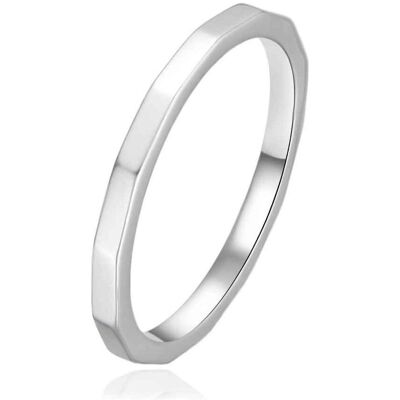 Agato, Ring, - Delicate silver ring AGT-R70W - Circuit: 52 mm, (52, 925 Silber) Agato, Ring, - Delicate silver ring AGT-R70W - Circuit: 52 mm, (52, 925 Silber)