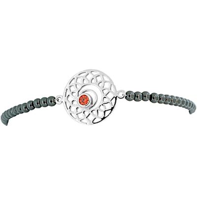 Viva Diva, Armschmuck, Sakral-Chakra Armband mit Hämatit 16-18 cm, (18 cm, 925 Sterling Silber) Viva Diva, Armschmuck, Sakral-Chakra Armband mit Hämatit 16-18 cm, (18 cm, 925 Sterling Silber)