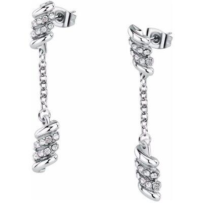 Morellato, Ohrringe, Elegant earrings with clear crystals Colori SAWZ09, (Edelstahl) Morellato, Ohrringe, Elegant earrings with clear crystals Colori SAWZ09, (Edelstahl)