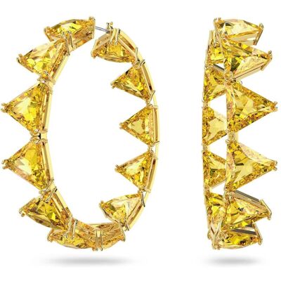 Swarovski, Ohrringe, Ortyx Creolen Gold, (Swarovski Metall) Swarovski, Ohrringe, Ortyx Creolen Gold, (Swarovski Metall)