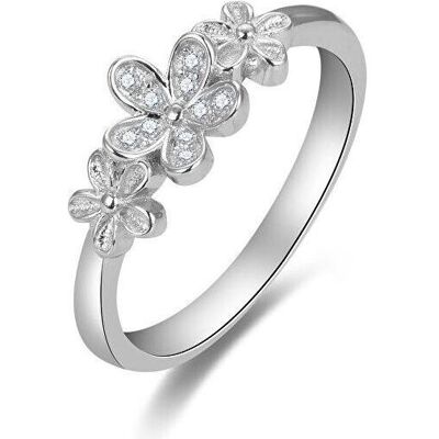 Beneto, Ring, Charming silver ring with zircons AGG465 - Circuit: 52 mm (L), (52) Beneto, Ring, Charming silver ring with zircons AGG465 - Circuit: 52 mm (L), (52)
