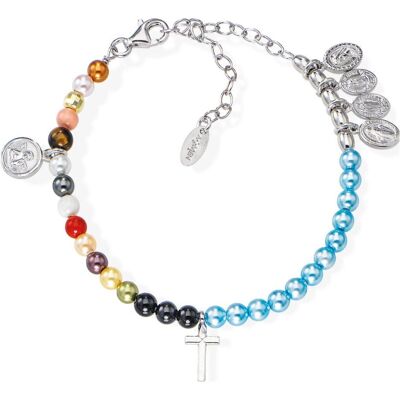 Amen, Armschmuck, Life of Mary Armband, (15 cm, 925er Silber) Amen, Armschmuck, Life of Mary Armband, (15 cm, 925er Silber)