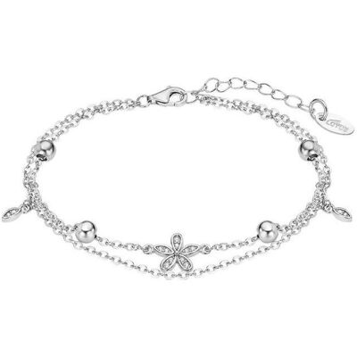 Lotus Armschmuck, Silver - Playful silver bracelet with pendants LP3178-2 / 1 (L), (Silber) Lotus Armschmuck, Silver - Playful silver bracelet with pendants LP3178-2 / 1 (L), (Silber)