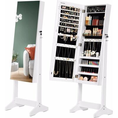 Songmics, Uhrenbox + Schmuckaufbewahrung, Amelie, Weiss Songmics, Uhrenbox + Schmuckaufbewahrung, Amelie, Weiss