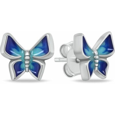 Brilio, Ohrringe, Silver - Ladybug silver earrings with colored zircons EA1103WRBW, (Silber) Brilio, Ohrringe, Silver - Ladybug silver earrings with colored zircons EA1103WRBW, (Silber)