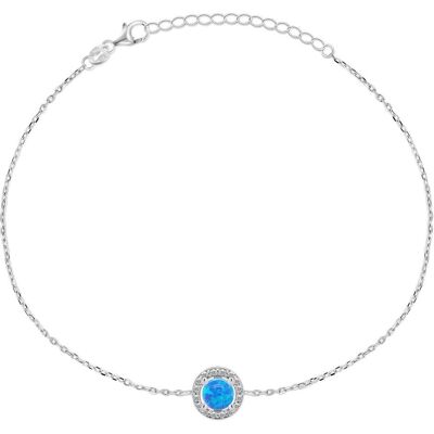 Brilio, Armschmuck, Silver - Beautiful silver bracelet with synthetic opal BRC31WB Brilio, Armschmuck, Silver - Beautiful silver bracelet with synthetic opal BRC31WB