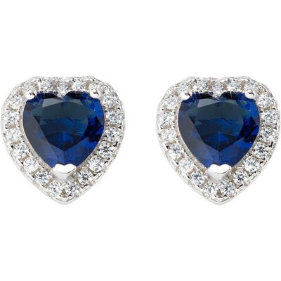 Amen, Ohrringe, Romantic silver stud earrings with titanic zircons ORTICBBL, (925er Silber) Amen, Ohrringe, Romantic silver stud earrings with titanic zircons ORTICBBL, (925er Silber)
