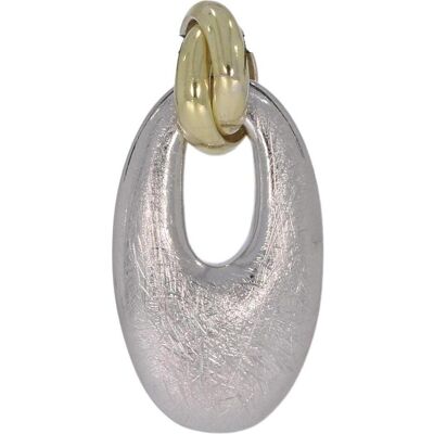 Xen, Ring, Anhänger oval eismattiert bicolor, (One Size) Xen, Ring, Anhänger oval eismattiert bicolor, (One Size)