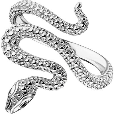 Thomas Sabo, Ring, Schlangen-Ring Tempting Romance, (52, 6, 925 Silber) Thomas Sabo, Ring, Schlangen-Ring Tempting Romance, (52, 6, 925 Silber)