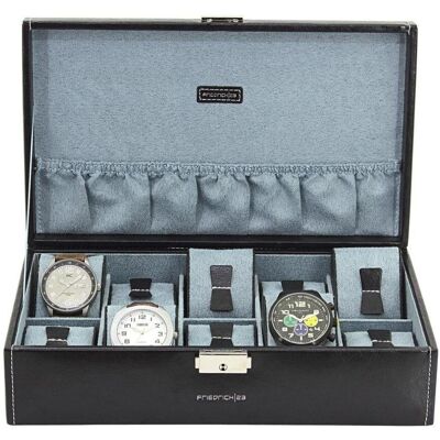 Friedrich, Uhrenbox + Schmuckaufbewahrung, Bond, Schwarz Friedrich, Uhrenbox + Schmuckaufbewahrung, Bond, Schwarz