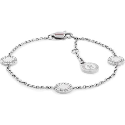 Tommy Hilfiger Armschmuck, - Steel bracelet with crystals Mini Crystals 2780904, (25 cm, Edelstahl) Tommy Hilfiger Armschmuck, - Steel bracelet with crystals Mini Crystals 2780904, (25 cm, Edelstahl)