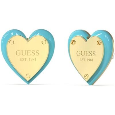 Guess Ohrringe, Tutto Ciò di Cui Hai Bisogno Sono Orecchini Amore, (Emaille, Plattierter Stahl) Guess Ohrringe, Tutto Ciò di Cui Hai Bisogno Sono Orecchini Amore, (Emaille, Plattierter Stahl)
