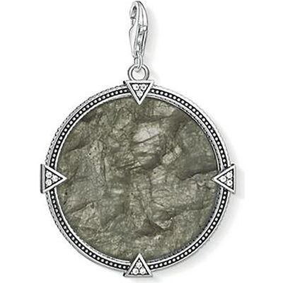 Thomas Sabo, Kettenanhänger, Charm-Anhänger Vintage Coin Farbenspiel, (Silber) Thomas Sabo, Kettenanhänger, Charm-Anhänger Vintage Coin Farbenspiel, (Silber)