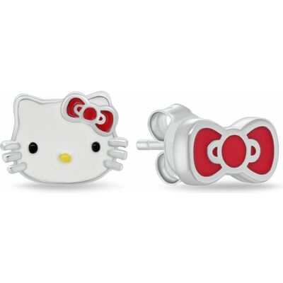 Brilio, Ohrringe, Asymmetrische Silberohrringe Hello Kitty EA1211W, (Silber) Brilio, Ohrringe, Asymmetrische Silberohrringe Hello Kitty EA1211W, (Silber)