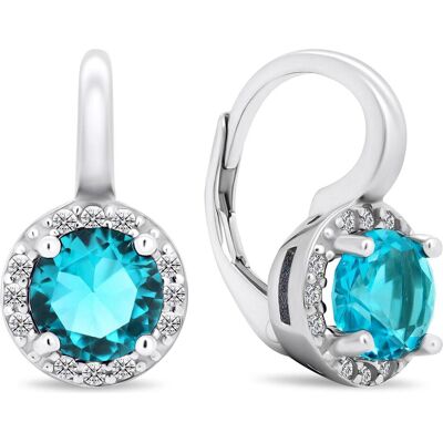 Brilio, Ohrringe, Silver - Unique silver earrings with zircons EA431WAQ, (Silber) Brilio, Ohrringe, Silver - Unique silver earrings with zircons EA431WAQ, (Silber)