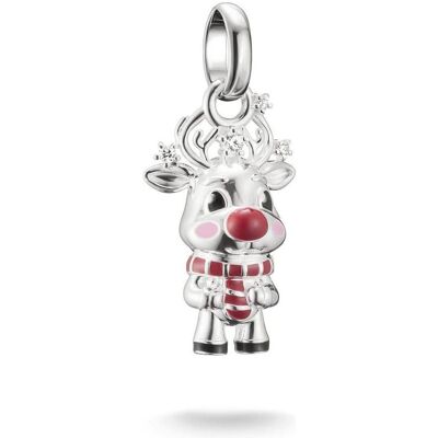 Thomas Sabo, Kettenanhänger, Charm-Anhänger Rentier Connect Silber, (Silber 925) Thomas Sabo, Kettenanhänger, Charm-Anhänger Rentier Connect Silber, (Silber 925)