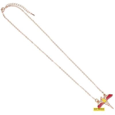 Carat, Halsschmuck, HARRY POTTER - Collier Plaqué Or - Phénix, (Aluminium, Kupfer, Zinklegierung, 40 - 44 cm) Carat, Halsschmuck, HARRY POTTER - Collier Plaqué Or - Phénix, (Aluminium, Kupfer, Zinklegierung, 40 - 44 cm)