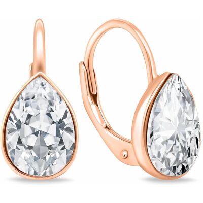 Brilio, Ohrringe, Silver - Original bronze earrings with zircons EA671R, (Bronze) Brilio, Ohrringe, Silver - Original bronze earrings with zircons EA671R, (Bronze)