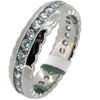 Gooix, Ring, Eternity Ring mit Zirkonia 925 Sterling Silber, (50) Gooix, Ring, Eternity Ring mit Zirkonia 925 Sterling Silber, (50)