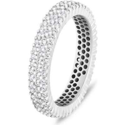Brilio, Ring, Silver - Sparkling silver ring with clear zircons RI117W - Circuit: 50 mm, (50, 925 Silber) Brilio, Ring, Silver - Sparkling silver ring with clear zircons RI117W - Circuit: 50 mm, (50, 925 Silber)