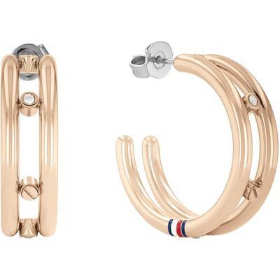 Tommy Hilfiger Ohrringe, Hardware Ohrstecker, (Edelstahl) Tommy Hilfiger Ohrringe, Hardware Ohrstecker, (Edelstahl)