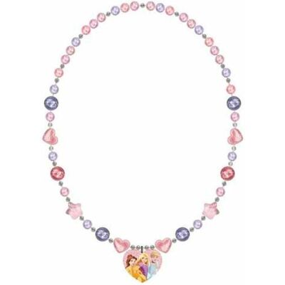 Disney Halsschmuck, Princess Heart Perlenkette, (Kunststoff) Disney Halsschmuck, Princess Heart Perlenkette, (Kunststoff)