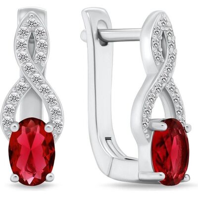 Brilio, Ohrringe, Silver - Charming silver earrings with zircons EA293DPW Brilio, Ohrringe, Silver - Charming silver earrings with zircons EA293DPW
