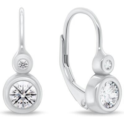 Brilio, Ohrringe, Silver - Silver earrings with EA63 crystals, (Silber) Brilio, Ohrringe, Silver - Silver earrings with EA63 crystals, (Silber)