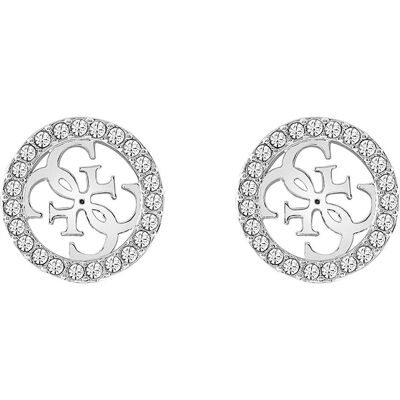 Guess Ohrringe, Fashion steel earrings with cubic zirconia JUBE02161JWRHT/U, (Edelstahl) Guess Ohrringe, Fashion steel earrings with cubic zirconia JUBE02161JWRHT/U, (Edelstahl)
