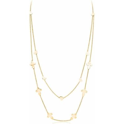 Amen, Halsschmuck, Mod. CROCI CUORI DOPPIA, (925 Sterling Silber) Amen, Halsschmuck, Mod. CROCI CUORI DOPPIA, (925 Sterling Silber)