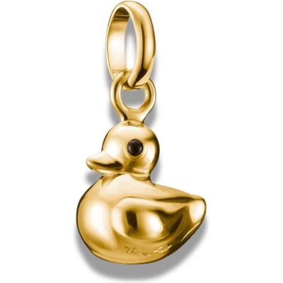 Thomas Sabo, Kettenanhänger, Charm-Anhänger Ente Connect vergoldet, (Silber 925) Thomas Sabo, Kettenanhänger, Charm-Anhänger Ente Connect vergoldet, (Silber 925)