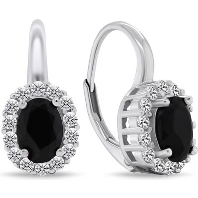 Brilio, Ohrringe, Silver - Luxury silver earrings with zircons EA745WBC, (Silber) Brilio, Ohrringe, Silver - Luxury silver earrings with zircons EA745WBC, (Silber)