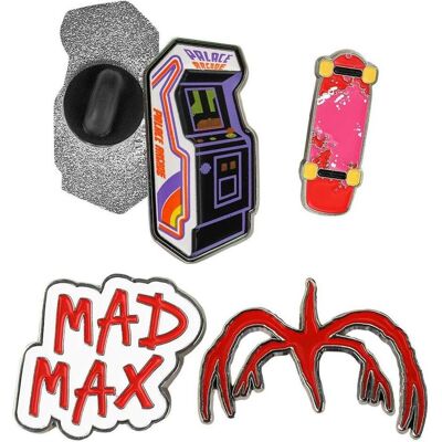 Cinereplicas, Anstecknadel, Stranger Things Ansteck-Pins 4er-Pack Season 2 Cinereplicas, Anstecknadel, Stranger Things Ansteck-Pins 4er-Pack Season 2