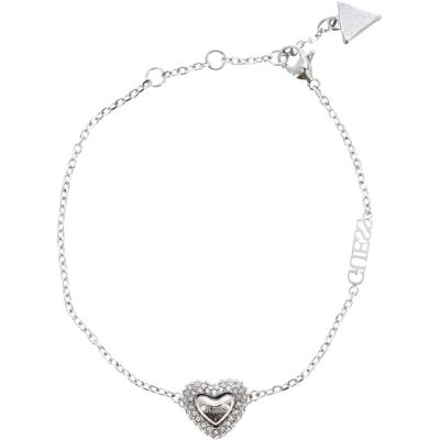 Guess Armschmuck, Armband, (17.20 cm, 2% Glas, 98% Edelstahl) Guess Armschmuck, Armband, (17.20 cm, 2% Glas, 98% Edelstahl)