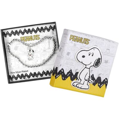 Disney Armschmuck, Sammelbarer Peanuts Snoopy Charm Silberperle, (Metall) Disney Armschmuck, Sammelbarer Peanuts Snoopy Charm Silberperle, (Metall)