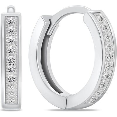 Brilio, Ring, Silver - Romantic silver ring Heart RI047W - Circuit: 60 mm, (60) Brilio, Ring, Silver - Romantic silver ring Heart RI047W - Circuit: 60 mm, (60)