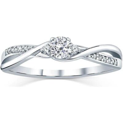 Silvego, Ring, Silver ring with crystals Swarovski FNJR085sw - Circuit: 59 mm, (59, 925 Silber) Silvego, Ring, Silver ring with crystals Swarovski FNJR085sw - Circuit: 59 mm, (59, 925 Silber)