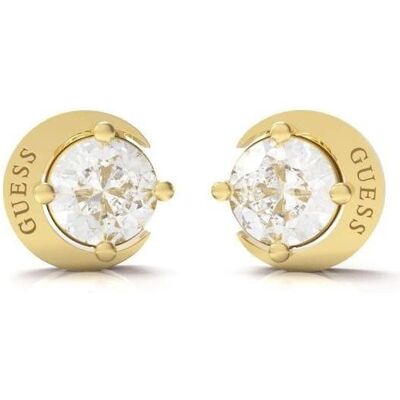 Guess Ohrringe, Gold plated earrings Moon Phases JUBE01194JWYG, (Edelstahl) Guess Ohrringe, Gold plated earrings Moon Phases JUBE01194JWYG, (Edelstahl)