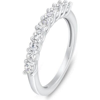 Brilio, Ring, Silver - Decent silver ring with clear zircons RI063Wa - Circuit: 58 mm, (58, 925 Silber) Brilio, Ring, Silver - Decent silver ring with clear zircons RI063Wa - Circuit: 58 mm, (58, 925 Silber)