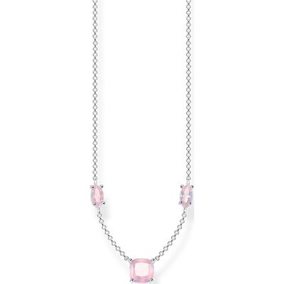 Thomas Sabo, Halsschmuck, Kette, (Glas-Keramik, Silber 925) Thomas Sabo, Halsschmuck, Kette, (Glas-Keramik, Silber 925)