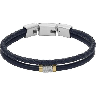 Fossil Armschmuck, Jewelry, (18.50 cm, Edelstahl, Leder) Fossil Armschmuck, Jewelry, (18.50 cm, Edelstahl, Leder)