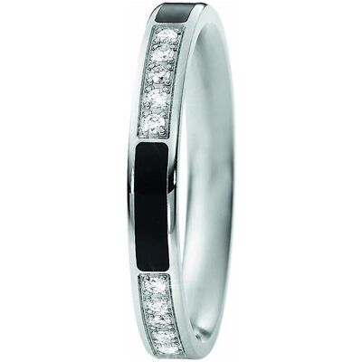 Xen, Ring, Ring mit 20 Brillanten 0,20 ct. und Keramik schwarz, (52) Xen, Ring, Ring mit 20 Brillanten 0,20 ct. und Keramik schwarz, (52)