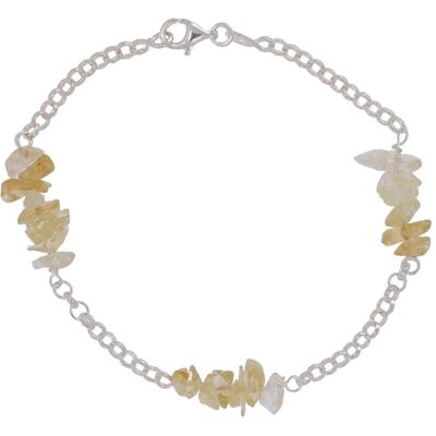 Xen, Armschmuck, Set mit Armband und Ohrstecker Citrin XSET121, (19 cm, 925 Sterling Silber) Xen, Armschmuck, Set mit Armband und Ohrstecker Citrin XSET121, (19 cm, 925 Sterling Silber)