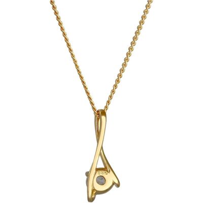 Elli, Halsschmuck, PREMIUM womens necklace with pendant heart 585 yellow gold zirconia round cut 45cm0108140916, (Zirkonia, 45 cm) Elli, Halsschmuck, PREMIUM womens necklace with pendant heart 585 yellow gold zirconia round cut 45cm0108140916, (Zirkonia, 45 cm)
