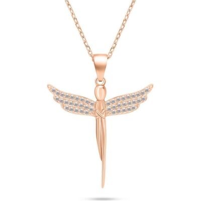 Brilio, Halsschmuck, Silver - Charming bronze necklace Angel with zircons NCL132R, (Bronze) Brilio, Halsschmuck, Silver - Charming bronze necklace Angel with zircons NCL132R, (Bronze)