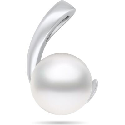 Brilio, Kettenanhänger, Silver - Elegant silver pendant with genuine pearl PT109W, (Silber) Brilio, Kettenanhänger, Silver - Elegant silver pendant with genuine pearl PT109W, (Silber)
