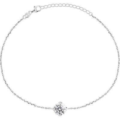 Brilio, Armschmuck, Silver - Elegant silver bracelet with zircon BRC23W, (Silber) Brilio, Armschmuck, Silver - Elegant silver bracelet with zircon BRC23W, (Silber)