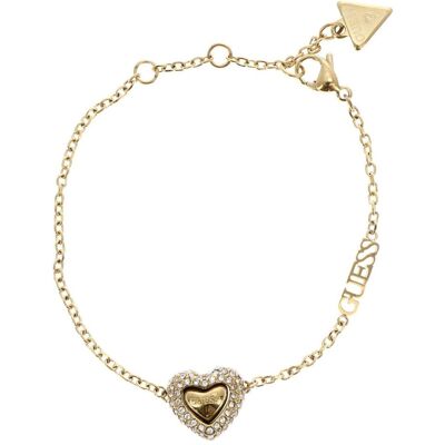 Guess Armschmuck, - Romantic gold-plated bracelet Beloved JUBB05022JWYGS, (14.60 cm, Edelstahl) Guess Armschmuck, - Romantic gold-plated bracelet Beloved JUBB05022JWYGS, (14.60 cm, Edelstahl)